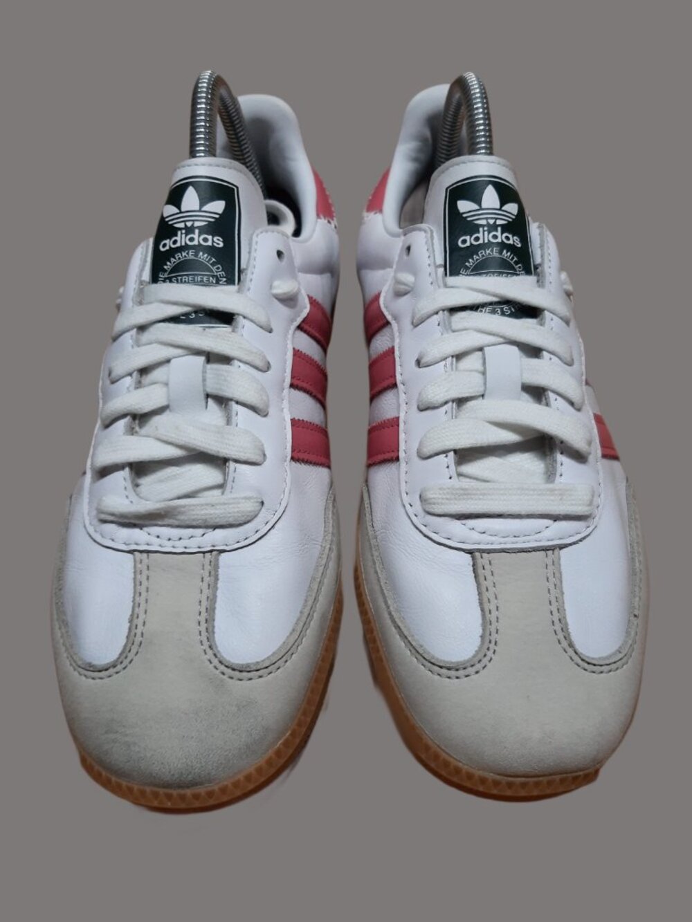 Adidas Women's Size 8 Samba OG Originals White Rose Sneakers JI2013 (#2694) - Picture 8 of 15